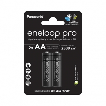 Panasonic eneloop pro HR6 2500 mAh (AA) batteries 